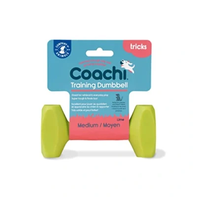 Image of Coachi Training Dumbbell, Floats, Long Distance Throwing, Classic Retrieval Toy, Gundog and Puppy Training. Dog Accessory, Super Tough &amp; Strong, Suitable for Medium Dogs Puppies