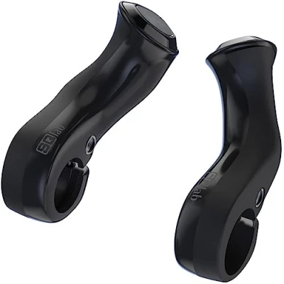 Image of Sqlab 402/410 2311 Inner Barends Combo, City Comfort &amp; Trekking Bar Ends, Black