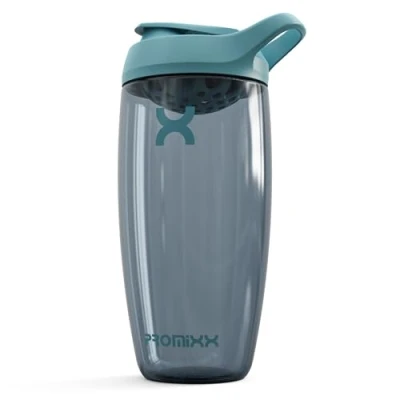 Image of Promixx PURSUIT Protein Shaker Bottle New Edition Premium Sports Bottles for Mixes and Supplement Shakes Easy Clean, Durable Cup, 700ml, Ocean Calm Blue