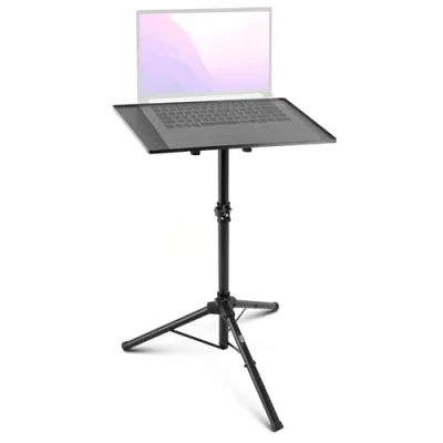 Image of Pyle, Projector Stand Adjustable, Lectern Stand, Laptop Floor Holder, Tripod Mount Universal DJ Portable Tall for Outdoor/Book/DJ, Computer,