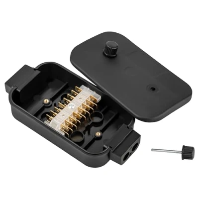 Image of AUTOLIGHT 24 Junction Box for Trailer 8 x 4 Pin Plastic