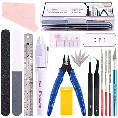 Image of MMOBIEL 26 Pcs Gundam Model Tool Kit Hobby Building Craft Set for Expert Building, Repair and Fixing