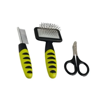 Image of Karlie Flamingo 1030209 Care comb, 12 x 6 cm, green / black