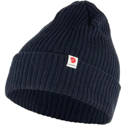 Image of Fjallraven 13100184 555 Fjällräven Rib Hat Unisex Adult Dark Navy Size OneSize