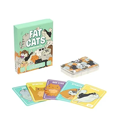 Image of Ridley&#039;s GME081 Fat Cats Strategy Card Game, Multicoloured, A6