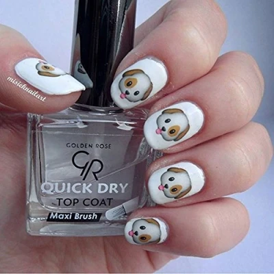 Image of Emoji Collection (# Code 1 Nail Art Decals #)