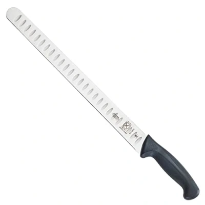 Image of Mercer Culinary M13914 , Stainless Steel, Black, 14 Inch Granton Edge Slicer