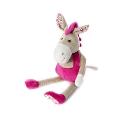 Image of Mousehouse Gifts Stuffed Animal Donkey Teddy Soft Toy for Baby Girl