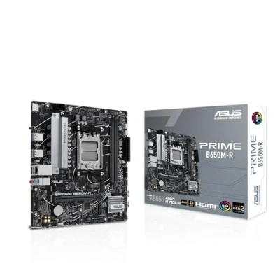 Image of Asus PRIME B650M R, AMD B650, AM5, Micro ATX, 2 DDR5, HDMI, 2.5G LAN, PCIe4, 2x M.2