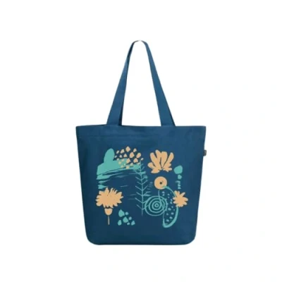Image of Ecoright Large Canvas Tote Bags for Women, with Inner Pocket, Reusable Bag Zip School, Work, Shopping, Beach
