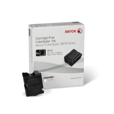 Image of Xerox 108R00957 ColorQube 8870/8880 ink black (6 sticks 16700 pages) (&gt; Solvent LFP)