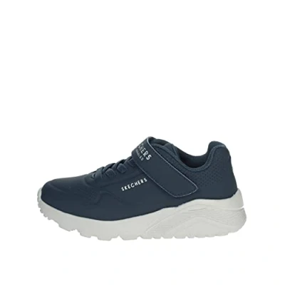 Image of Skechers Boy&#039;s Uno Lite Vendox Sneaker, Navy, 3.5 UK