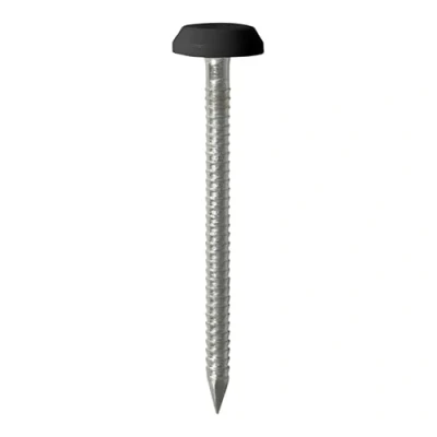 Image of Timco Polymer Headed Pins Stainless Steel Black (Size 50mm 25 Pieces)