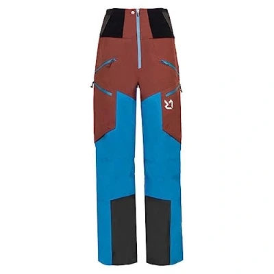 Image of ROCK EXPERIENCE REWP03331 Snowmass Pants Women 1484 Moroccan Blue+0413 Bitter Chocolate M