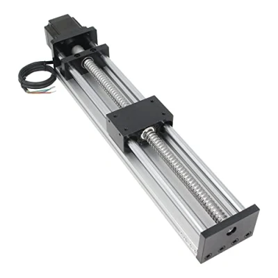 Image of Befenybay 250mm Effective Travel Length Double Optical Axis Guide Ballscrew SFU1605 with NEMA23 Stepper Motor for DIY CNC Router Parts X Y Z Linear Stage Actuator and 3D Printer