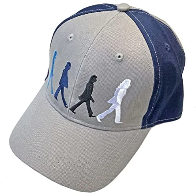 Image of The Beatles Baseball cap Abbey Road Figures Grey/Blue