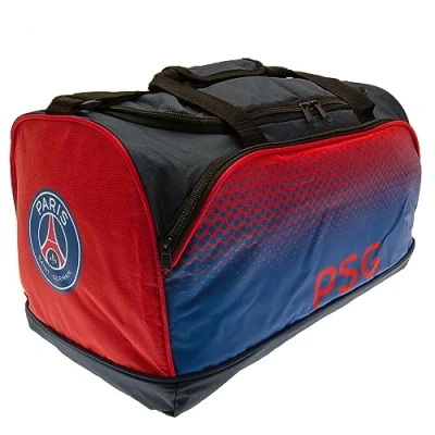 Image of FOCO Paris Saint Germain FC Red L Holdall, 28.52L, Zipper, Adjustable Strap, 2 Compartments, Soft Shell, Official Merchandise