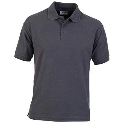 Image of Absolute Apparel Men&#039;s Precision Polo Shirt Grey 3XL