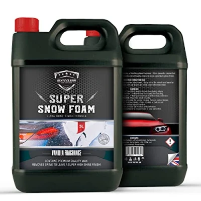 Image of Snow Foam Car Ultra Shampoo Wash Eliminates Dirt, Grime, High Gloss Finish Content Foaming Agent, Removes Dirt and Road pH Neutral,Snowfoam Cannon Super Scented Fragranced (Vanilla)