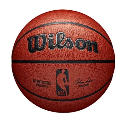 Image of WILSON NBA Authentic Series Basketball Indoor, Size 7 29.5&quot;