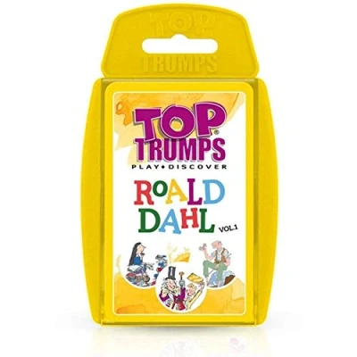 Image of Top Trumps 1946 Roald Dahl Specials Travel Card Game, Multi, for 3 to 99 years