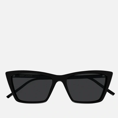 Image of Sunglasses Saint laurent Sl 737 mica thin col. 001 Donna Squadrata Nero
