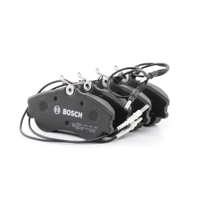 Image of E190R0110751626 Brake pad set BOSCH 0 986 424 223 Low Metallic incl. wear warning contact with mounting manual PEUGEOT: 306 Hatchback, 406 Coupe