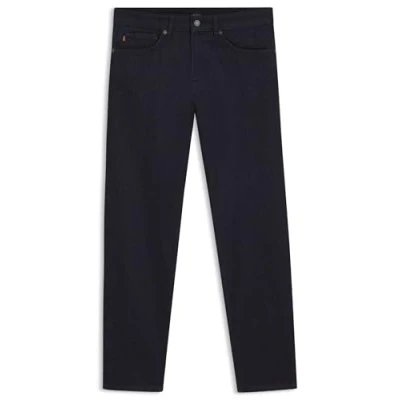 Image of BOSS RE.MAINE BCC Straight leg jeans, Men&#039;s, Size: 36x36, Dark blue three