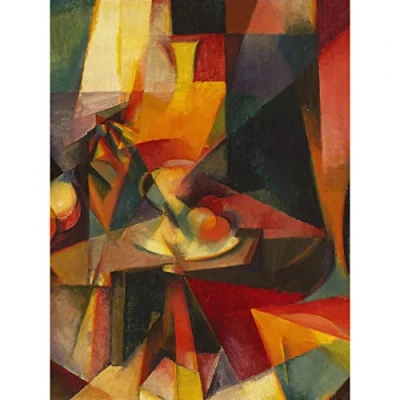 Image of Macdonald wright Synchromy No3 Abstract Painting Large Wall Art Poster Print Thick Paper 18X24 Inch