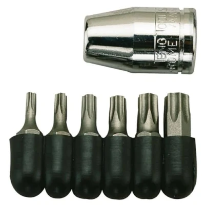 Image of Teng Tools 7 Piece Tx Bit Set 3/8 (1486) Screwdriver Sets 1486