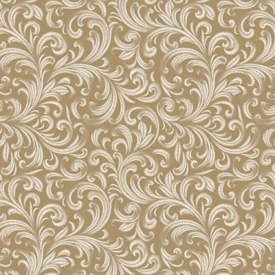 Image of 20 Napkins Baroque Style Tendril Pattern White on Gold Table Decoration Paper with Motif Also for Decoupage and 33 x cm