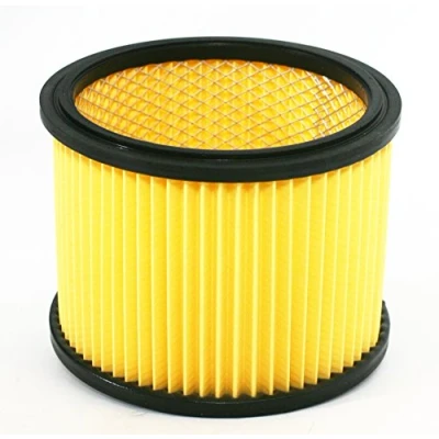 Image of Grizzly Tools Vacuum Filter, Steel, Reusable, Folding, Compatible with Einhell Wet Dry Cleaner, 140 mm x 150 185