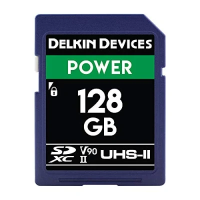 Image of Delkin Devices 128GB Power SDXC UHS II (U3/V90) Memory Card