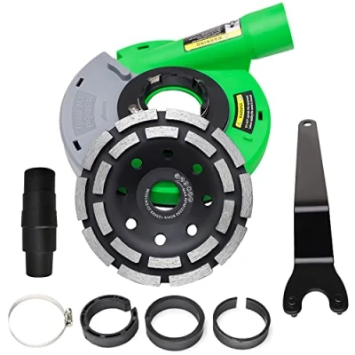 Image of Diment Power Universal Surface Grinding Dust Shroud for Angle Grinder 125mm + Diamond Cup Wheel