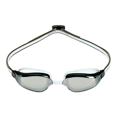 Image of Aquasphere Fastlane Swimming Goggles,SILVER TITANIUM MIROR