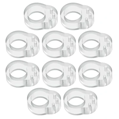 Image of Mitavo Door Handle stoppers Set of 10, Protection for Window and Handles, Transparent stoppers, Wall Protector