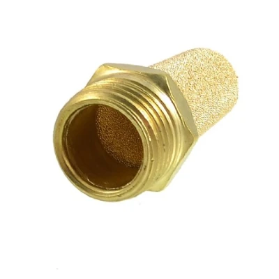 Image of sourcingmap Pneumatic 1/2&quot; PT Thread Absorb Noise Exhaust Silencer Muffler