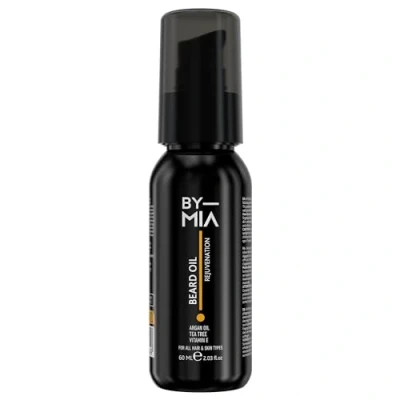 Image of BY MIA Beard Oil Rejuvenation 60ml Argan Oil, Tea Tree, Vitamin E All Hair &amp; Skin Types Nourishes Hydrates Promotes Growth Health Gentle Formula