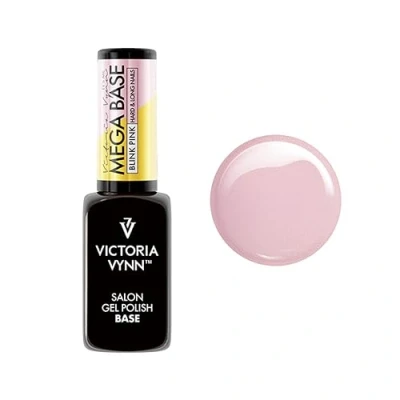 Image of Victoria Vynn Mega Base BLINK PINK Hard &amp; Long Nails UV Led Hybrid Gel Polish 8ml