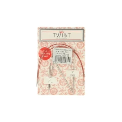 Image of ChiaoGoo Twist Lace Short Combo Pack 5+8cm 1.75mm 1pc