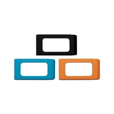 Image of Kingston XS SSD Rubber Sleeve 3 Pack Black, Blue, Orange SNA XSR1 3P