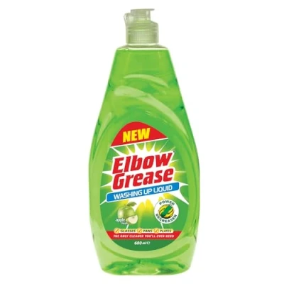 Image of Elbow Grease Washing Up Liquid, Apple Fresh 600ml