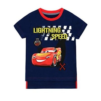 Image of Disney Boys Cars Lightning McQueen T Shirt Age 6 to 7 Years Multicoloured