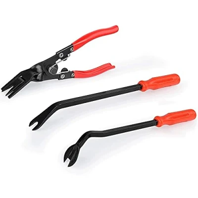Image of MMOBIEL 3 Pcs Auto Trim Removal Tool Set for Easy Scratch of Car Door Panels, Fasteners, Molding, Dashboards and Wheel Hubs