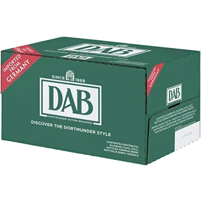 Image of Dab Original Lager Case 24 x 330ml, 5% bottles German Ingredients: water, barley, malt &amp; hops