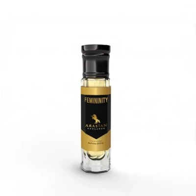 Image of FR91 FEMININITY perfume oil for women. 6ml roll on Bottle. Arabian Opulence. Floral/powdery/white floral/musky/woody