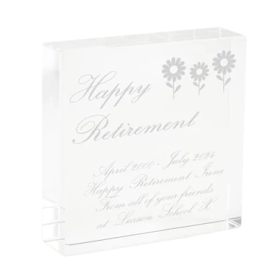 Image of The Gift Experience Personalised Retirement Keepsake, Gifts, Keepsake Ornament, Gifts