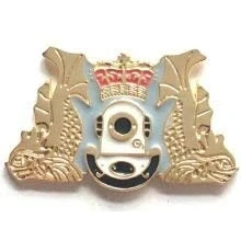 Image of Royal Navy RN Clearance Divers Enamel Lapel Pin Badge MOD Approved