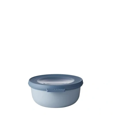 Image of Mepal Multi Bowl ‎Round Shape Food Storage Container with Lid Suitable as Airtight Box for the Fridge &amp; Freezer, Microwave Servable Dish 350 ml Nordic Black