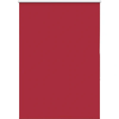 Image of vidaXL Roller Blind Blackout Red 95x175 cm Fabric Width 90.7 Polyester